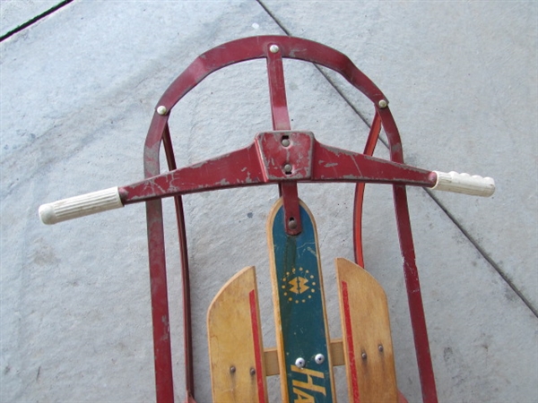 VINTAGE HAWTHORNE FLEXIBLE FLYER SLED