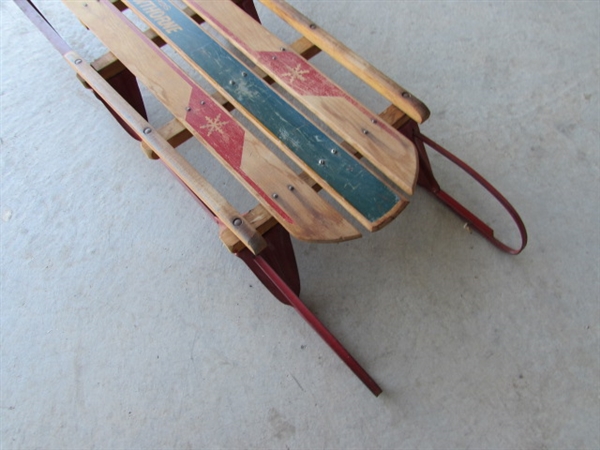 VINTAGE HAWTHORNE FLEXIBLE FLYER SLED