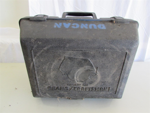 ELECTRIC SEARS CRAFTSMAN RECIPROCATING SAW & CIRCULAR SAW
