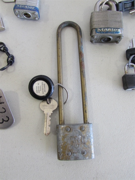 ASSORTED LOCKS & KEYS