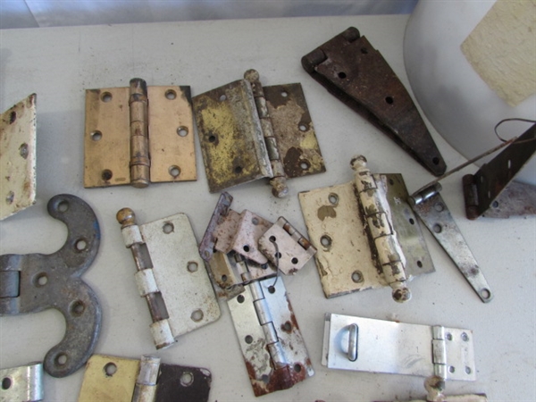 VINTAGE/ANTIQUE HINGES, ETC