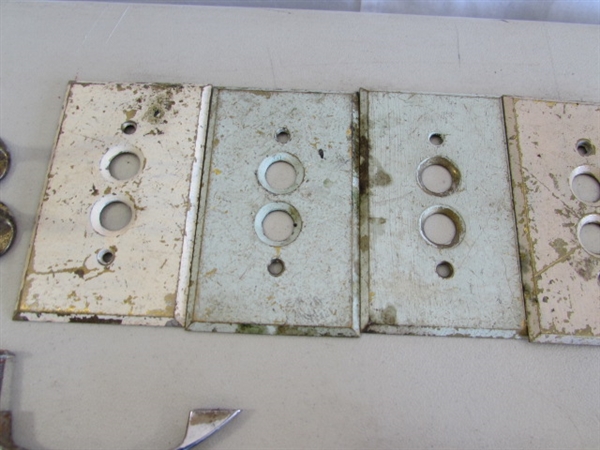 VINTAGE SWITCH PLATES & DRAWER PULLS