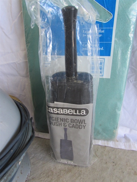 VINTAGE HOOVER CONSTELLATION CANISTER VACUUM W/ATTACHMENTS