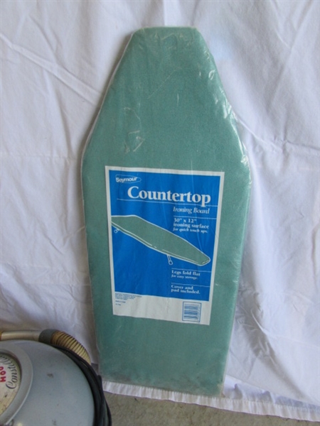 VINTAGE HOOVER CONSTELLATION CANISTER VACUUM W/ATTACHMENTS