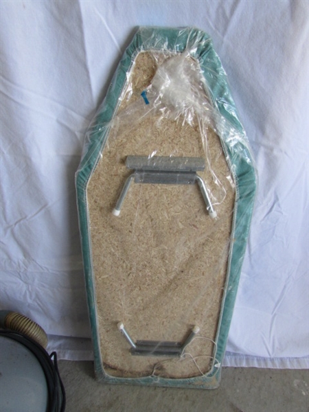 VINTAGE HOOVER CONSTELLATION CANISTER VACUUM W/ATTACHMENTS