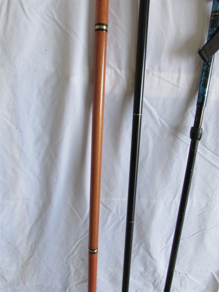 3 COLLAPSIBLE WALKING STICKS