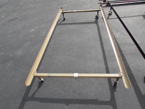 3 ADJUSTABLE METAL BED FRAMES