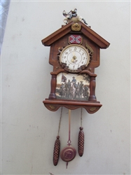 "HOUR OF GLORY" BATTERY POWERED CUCKOO CLOCK