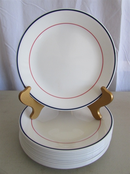 CORELLE DINNERWARE & COMPANION DRINKING GLASSES