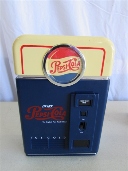 PEPSI-COLA TELEPHONE & RADIO W/ORIGINAL BOXES