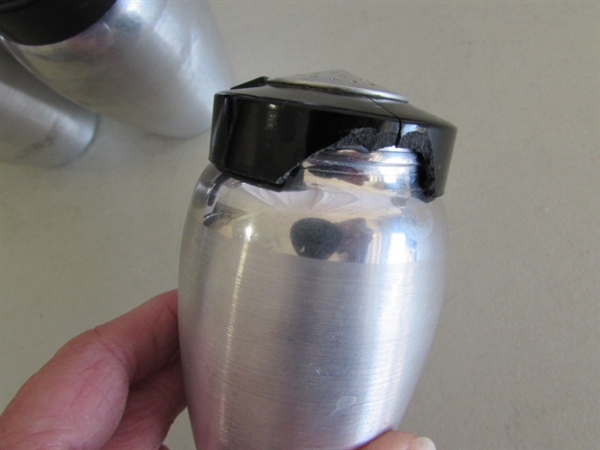 VINTAGE SPUN ALUMINUM CANISTER SET