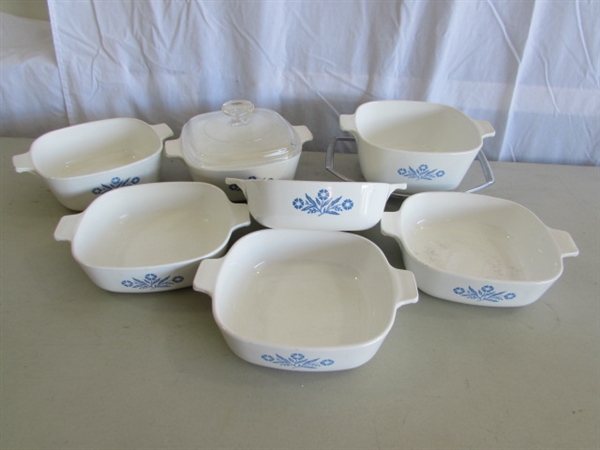 CORNING WARE CORNFLOWER BLUE BAKING DISHES