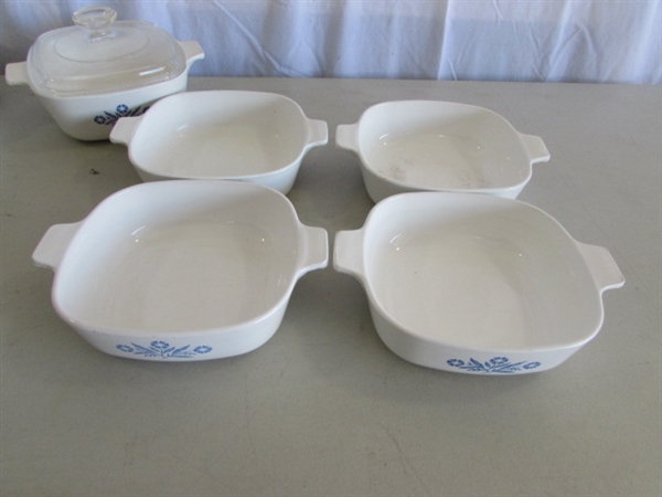 CORNING WARE CORNFLOWER BLUE BAKING DISHES