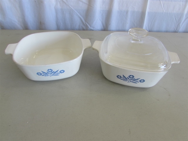 CORNING WARE CORNFLOWER BLUE BAKING DISHES