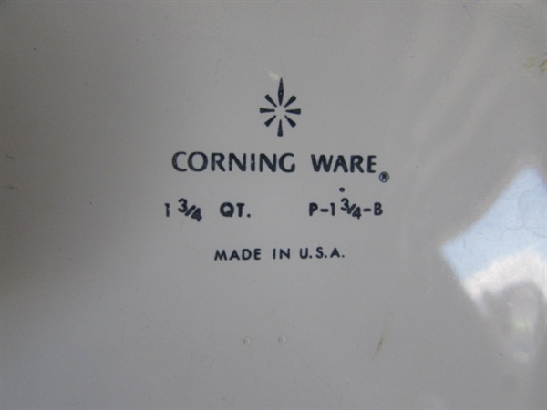 CORNING WARE CORNFLOWER BLUE BAKING DISHES