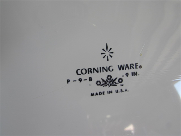 LARGE CORNING WARE CORNFLOWER BLUE BAKING DISHES