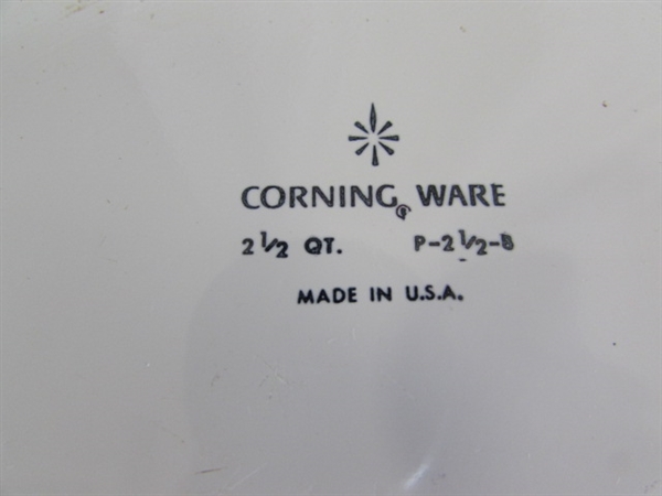 LARGE CORNING WARE CORNFLOWER BLUE BAKING DISHES