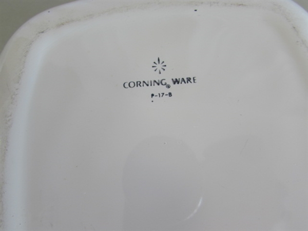 LARGE CORNING WARE CORNFLOWER BLUE BAKING DISHES