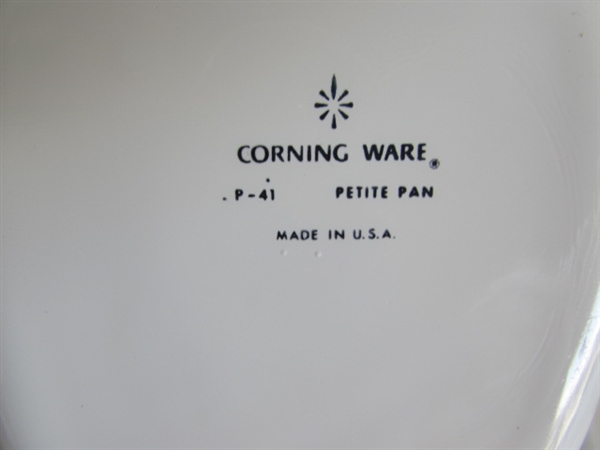 CORNING WARE CORNFLOWER BLUE BAKING & SERVING DISHES