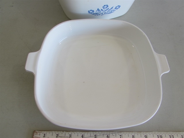 CORNING WARE CORNFLOWER BLUE BAKING & SERVING DISHES