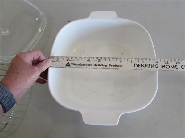 CORNING WARE CORNFLOWER BLUE BAKING & SERVING DISHES