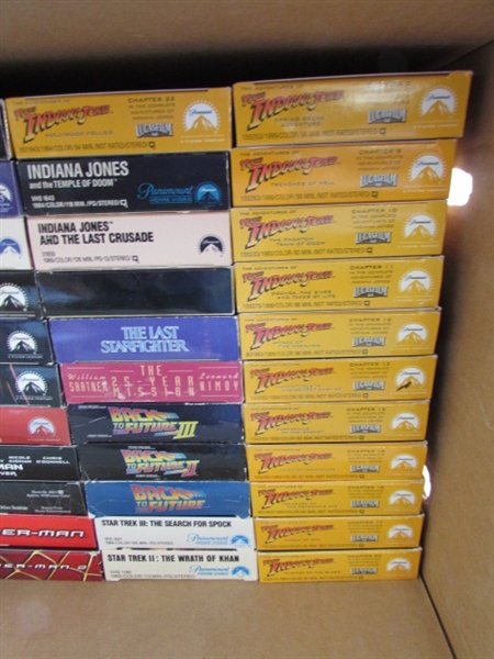LARGE COLLECTION OF 100+ VHS MOVIES