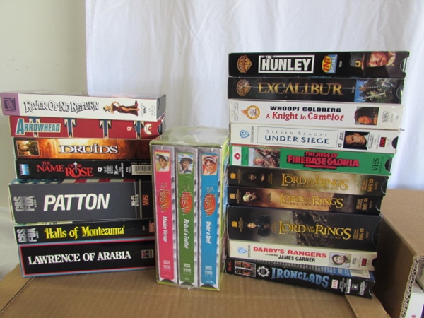 LARGE COLLECTION OF 100+ VHS MOVIES