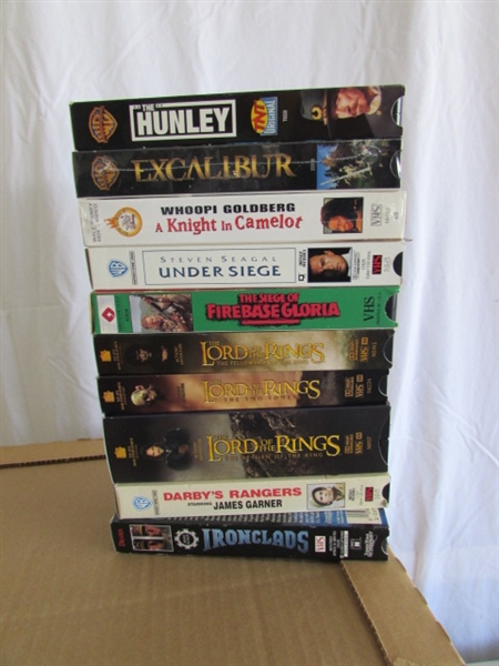 LARGE COLLECTION OF 100+ VHS MOVIES
