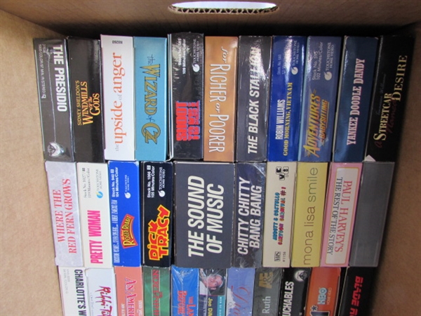 LARGE COLLECTION OF 100+ VHS MOVIES