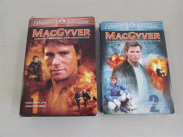 MAGNAVOX DVD PLAYER & COLLECTION OF SERIES DVDS
