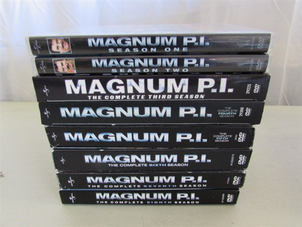 MAGNAVOX DVD PLAYER & COLLECTION OF SERIES DVDS