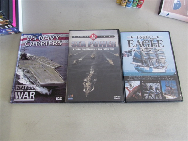 DVD MOVIE COLLECTION & MAGNAVOX DVD PLAYER W/REMOTE