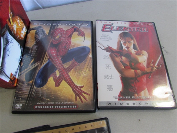 PORTABLE DVD PLAYER & DVD MOVIE COLLECTION & CD/DVD ORGANIZERS