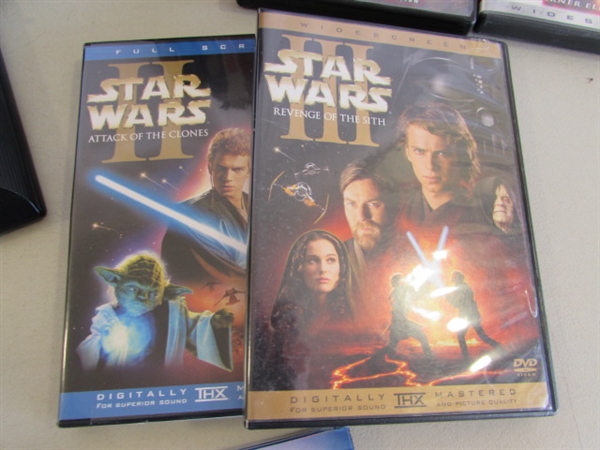 PORTABLE DVD PLAYER & DVD MOVIE COLLECTION & CD/DVD ORGANIZERS