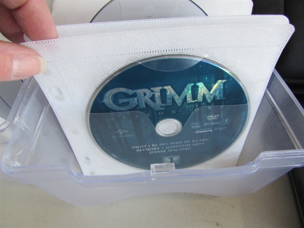 PORTABLE DVD PLAYER & DVD MOVIE COLLECTION & CD/DVD ORGANIZERS
