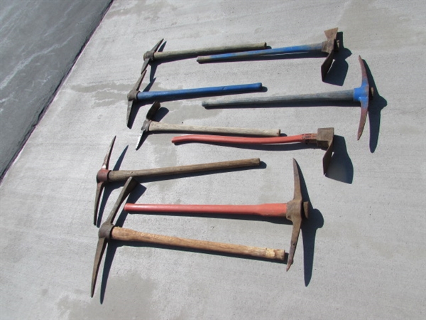 ASSORTED PICKS & PICK AXES