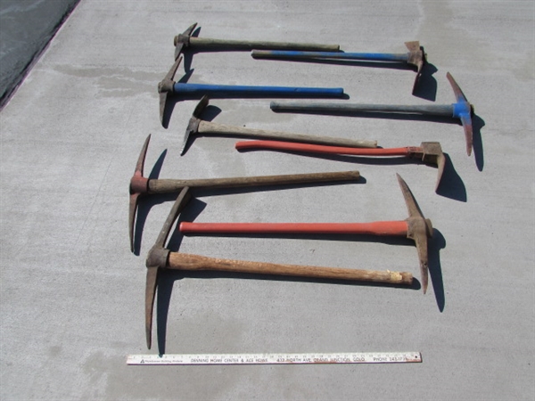 ASSORTED PICKS & PICK AXES