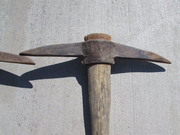 ASSORTED PICKS & PICK AXES