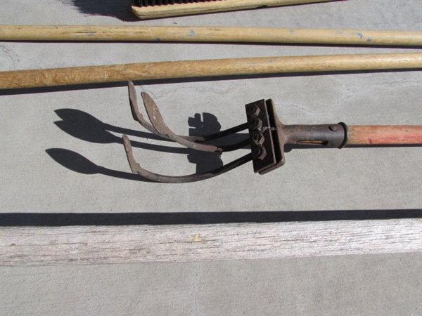 SHOVELS, BROOMS, PITCHFORK & MORE