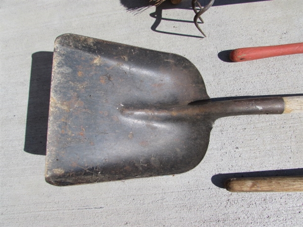 SHOVELS, BROOMS, PITCHFORK & MORE
