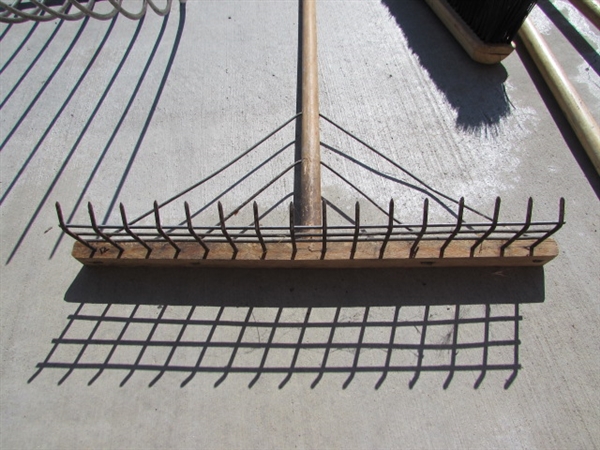 SHOVELS, BROOMS, PITCHFORK & MORE
