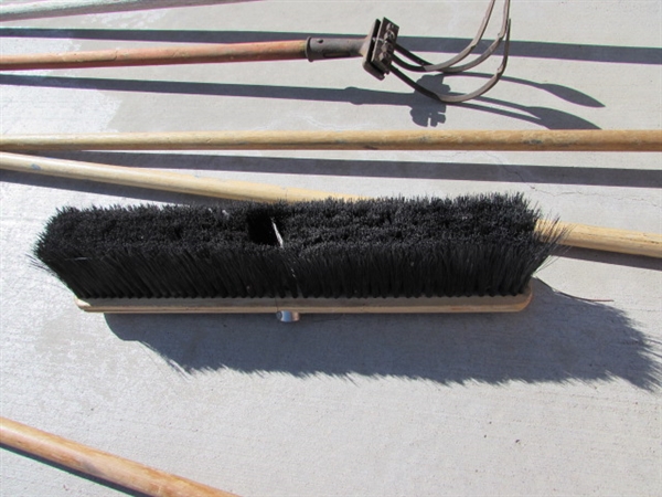 SHOVELS, BROOMS, PITCHFORK & MORE