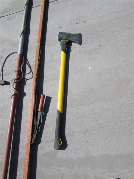 PRUNING SAW POLES & AXE