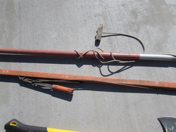PRUNING SAW POLES & AXE