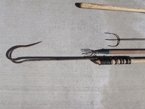LONG HANDLES GARDEN TOOLS & FROG FORKS