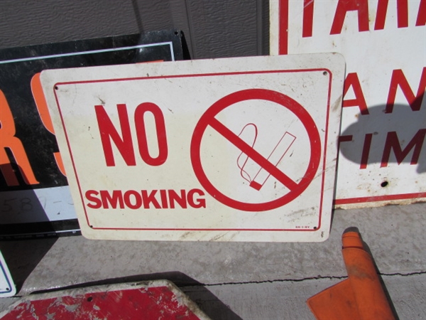 SIGNS & A VENT COVER
