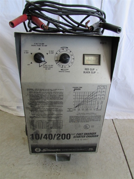 SCHUMACHER BATTERY CHARGER SE-4020