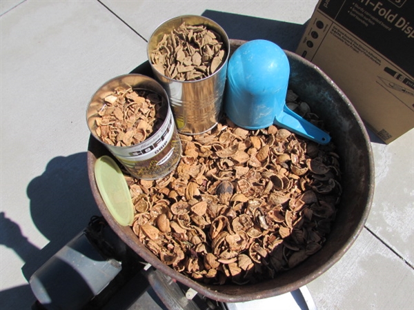 HEAVY DUTY VINTAGE LORTONE TUMBLER W/EXTRA CANISTER & TUMBLING MEDIA (WALNUT SHELLS)