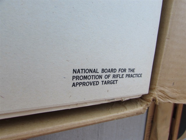 ASSORTED TARGETS & BACKER BOARDS FOR THE TARGETS