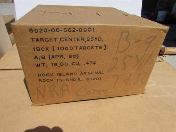 ASSORTED TARGETS & BACKER BOARDS FOR THE TARGETS LOT#2